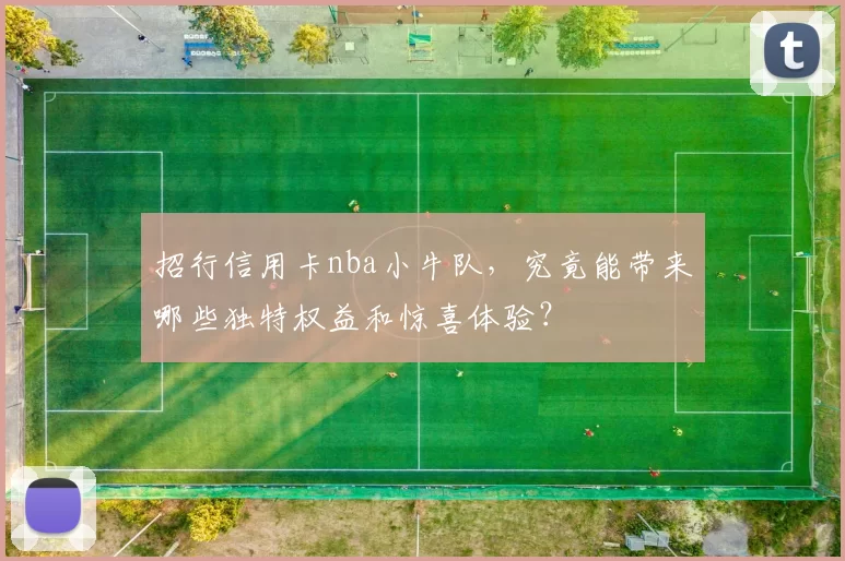 招行信用卡nba小牛队，究竟能带来哪些独特权益和惊喜体验？